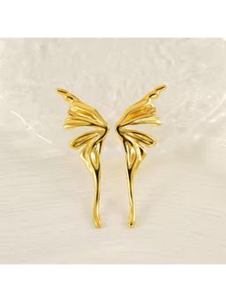 Dkane Designs - Women Gold Stainless Steel Earrings