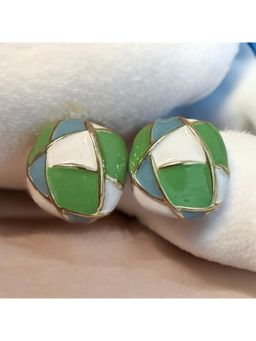 Dkane Designs - Women Multi-Color Stainless Steel Earrings