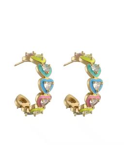 Dkane Designs - Women Multi-Color Stainless Steel Earrings