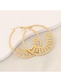 Dkane Designs - Women Gold Stainless Steel Earrings