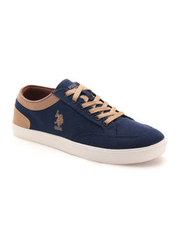 U.S. POLO ASSN. - Men MONTON 6.0 Sneakers Navy Blue & Tan