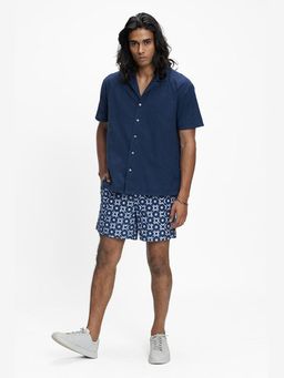 TERRA LUNA - Palawan Blue Khadi Shirt