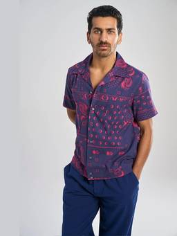 TERRA LUNA - Menton Multi Colored Shirt