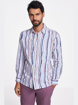 TERRA LUNA - Alto Multi Colored Khadi Shirt