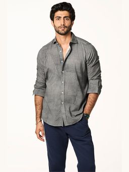 TERRA LUNA - Sola Charcoal Khadi Shirt