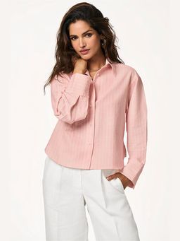 TERRA LUNA - Roxy Pink Stripes Shirt