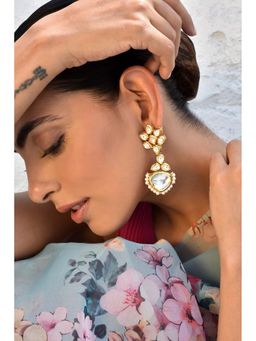 SWABHIMANN - Divya Kundan Dangler Earrings