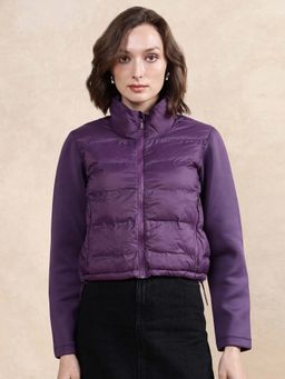 RAREISM - Zarcro Purple Solid Regular Jacket