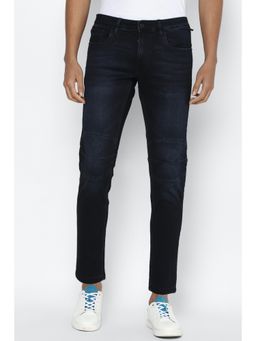 Allen Solly - Men Navy Super Slim Fit Dark Wash Jeans