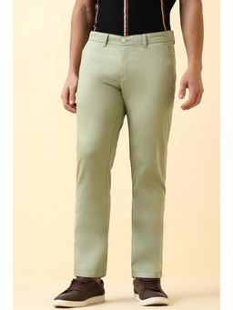 Allen Solly - Men Green Textured Casual Trouser