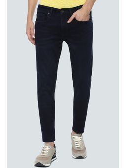 Louis Philippe - Men Navy Dark Wash Regular Fit Jeans