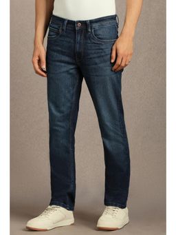 Louis Philippe - Men Navy Mid Slim Fit Jeans