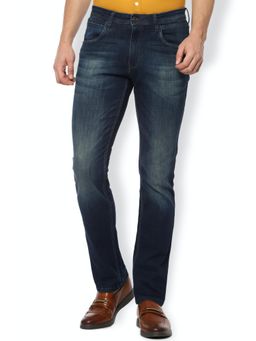 Van Heusen - Men Navy Dark Wash Slim Fit Jeans