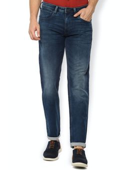 Van Heusen - Men Navy Dark Wash Slim Fit Jeans