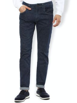 Van Heusen - Men Navy Dark Wash Slim Fit Jeans