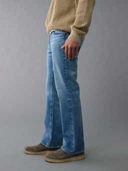 American Eagle - Men Medium Indigo Wash Air Flex+ Slim Bootcut Jean