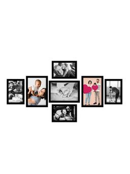 eCraftIndia - Memory Wall Collage Photo Frame - Set of 7 Photo Frames