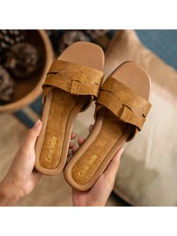 Coral Haze - Tan Denver Flats for Women