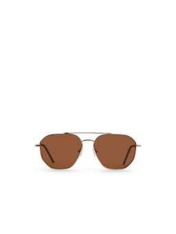 Aldo - Men Steel Brown Square Full Rim Sunglass