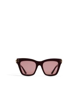 Aldo - Women Pc Burgundy Square Full Rim Sunglass