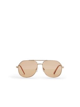 Aldo - Women Steel Brown Square Full Rim Sunglass