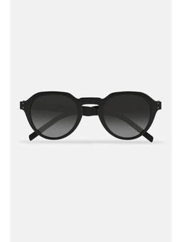 Snitch - Men Acetate Black Round Full Rim Sunglass