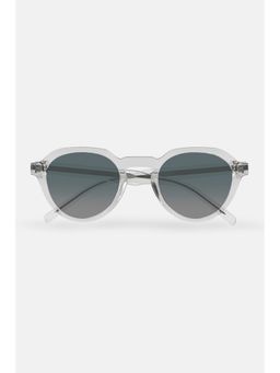 Snitch - Men Acetate Grey Round Full Rim Sunglass