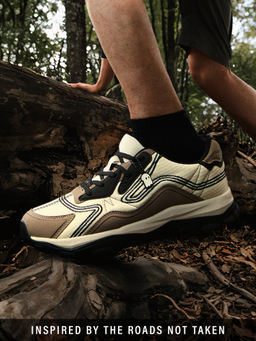 The Souled Store - Originals Souled : Mocha Men Low Top Sneakers Beige
