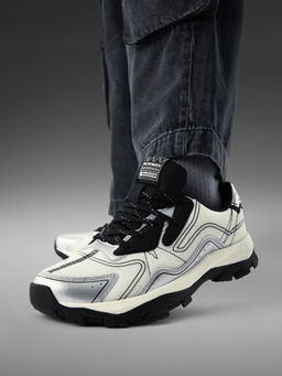 The Souled Store - Originals Souled : Chrome Men Low Top Sneakers Off White