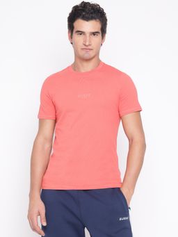 Guess - Men Coral Solid T-Shirt