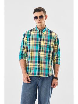 Snitch - Multi-Color Checks Full Sleeves Regular Casual Shirt for Men