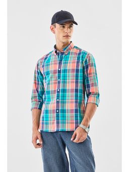Snitch - Multi-Color Checks Full Sleeves Regular Casual Shirt for Men