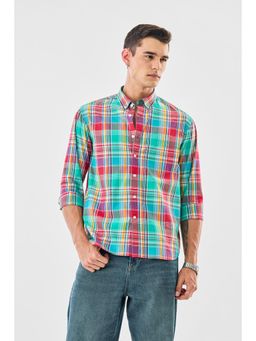Snitch - Multi-Color Checks Full Sleeves Regular Casual Shirt for Men