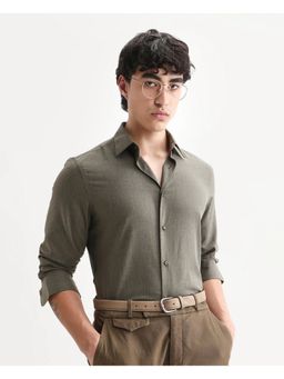 Rare Rabbit - Men Green Regular Fit Shirt