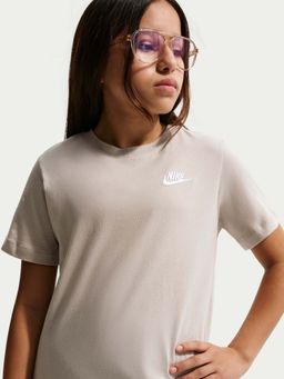 Nike - Sportswear Nsw Emb Futura Lbr Kids Beige T-Shirt