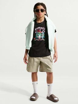 Nike - Sportswear Nsw Summer Camp Kids Black T-Shirt