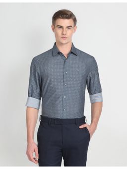 Arrow - Geometric Sateen Formal Shirt