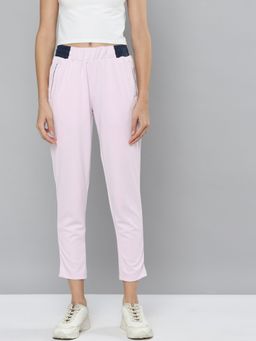 Alcis - Women Lilac Solid Slim Fit Track Pants