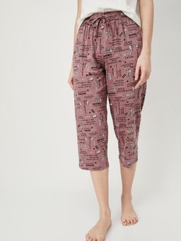 max - Women Printed Knit Capri
