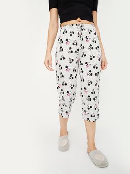 max - Women Mickey And Minnie Mouse Print Capri