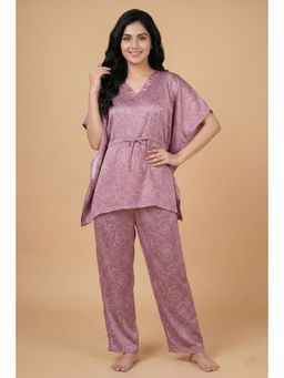 Zivame - Satin Kaftan Top with Pyjama - Polignac