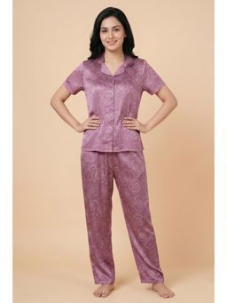 Zivame - Satin Shirt with Pyjama - Polignac