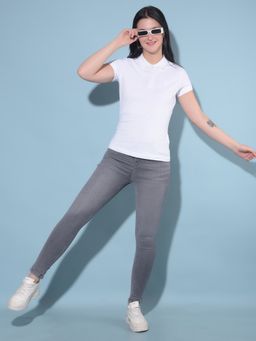 CRIMSOUNE CLUB - Women Black Skinny Jeans