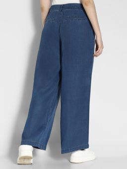American Eagle - Women Blue Dreamy Drape Stretch High Waisted Jeans