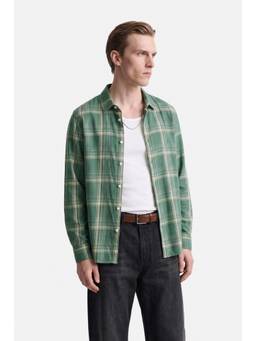 Snitch - Green Plaid Full Sleeves Regular Casual Shirt for Men