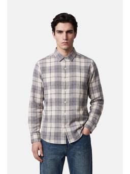 Snitch - Grey Checks Full Sleeves Regular Casual Shirt for Men