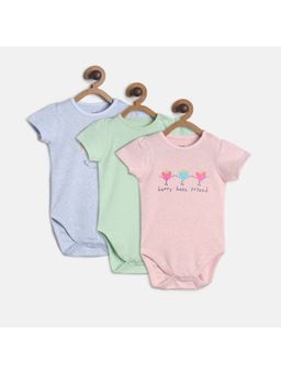 MINI KLUB - Baby Girls Multi Body Suit (Set of 3)