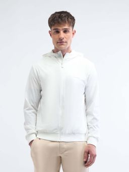 U.S. POLO ASSN. - Solid Regular Fit White Jacket