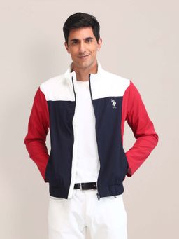 U.S. POLO ASSN. - Colour Blocked Regular Fit Jacket
