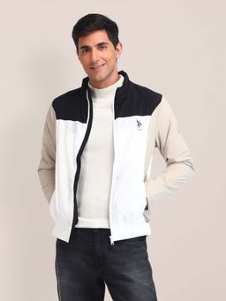 U.S. POLO ASSN. - Colour Blocked Regular Fit Jacket